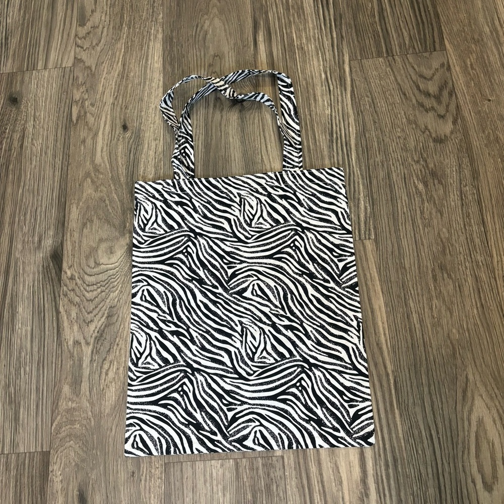 Zebra Print Tote Bag